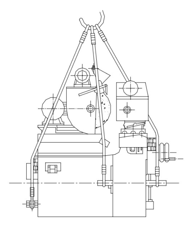 How to Hoist a Universal Grinding Machine Cómo levantar una rectificadora universal - MAXNOVO